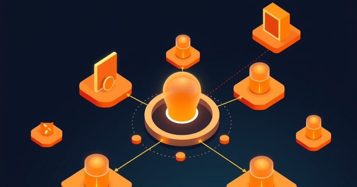 A process diagram of connected decision steps